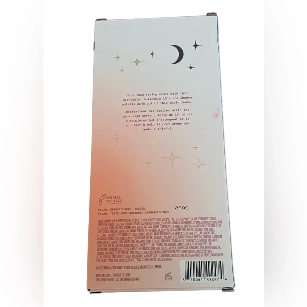 Item BEAUTY IN MY ELEMENT EYESHADOW PALETTE NEW